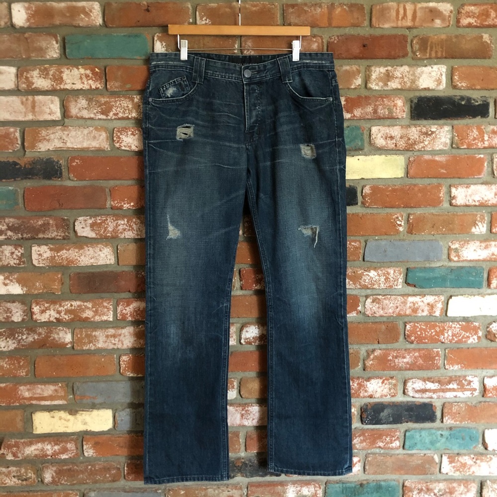 Affliction Black Premium Ace Slim Straight Jeans